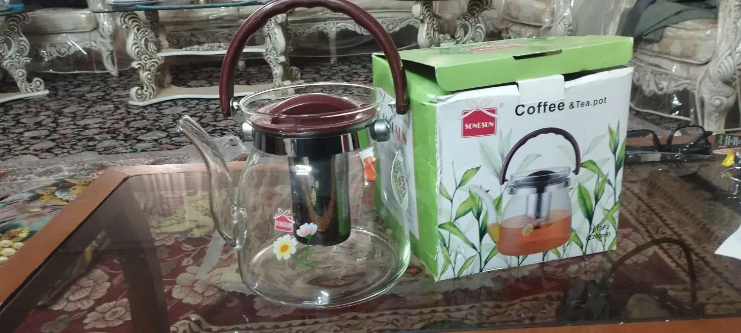 کتری تک پیرکس و یک کتری قوری پیرکس|قوری، کتری، قهوه‌ساز دستی|گلبهار, شهر جدید گلبهار|دیوار