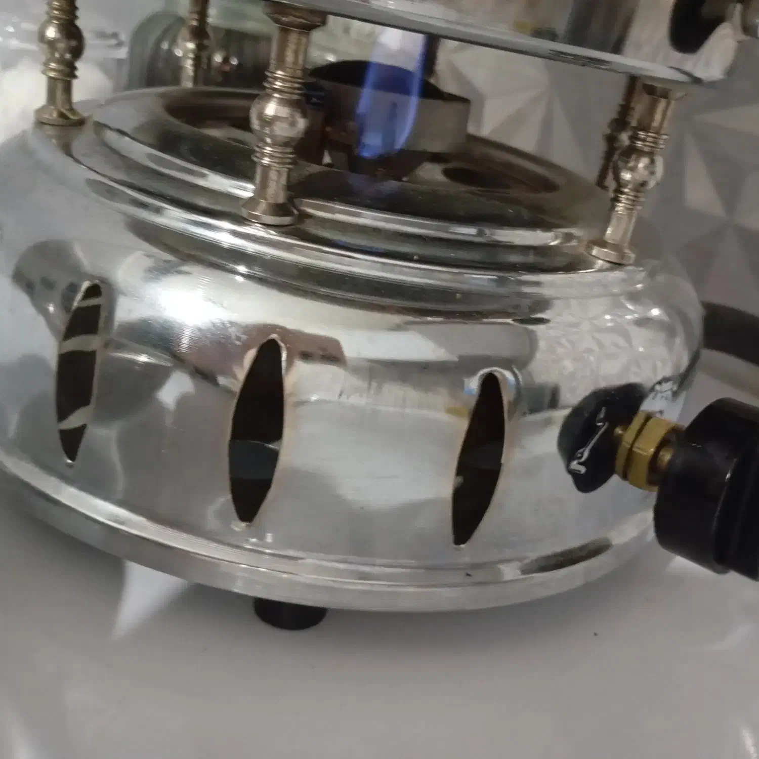 سماور گازی۸لیتر|ظروف سرو و پذیرایی|مهاباد (آذربایجان غربی), |دیوار