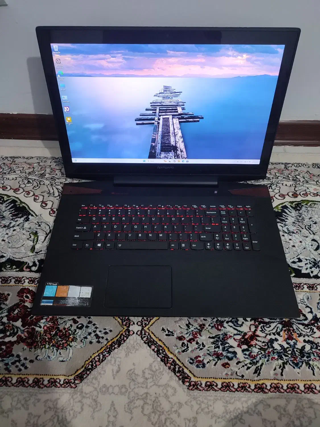لپ تاپ گیمینگ lenovo y70 i7ssdلمسی گرافیکغولgtx960|رایانه همراه|کرج, کیانمهر|دیوار