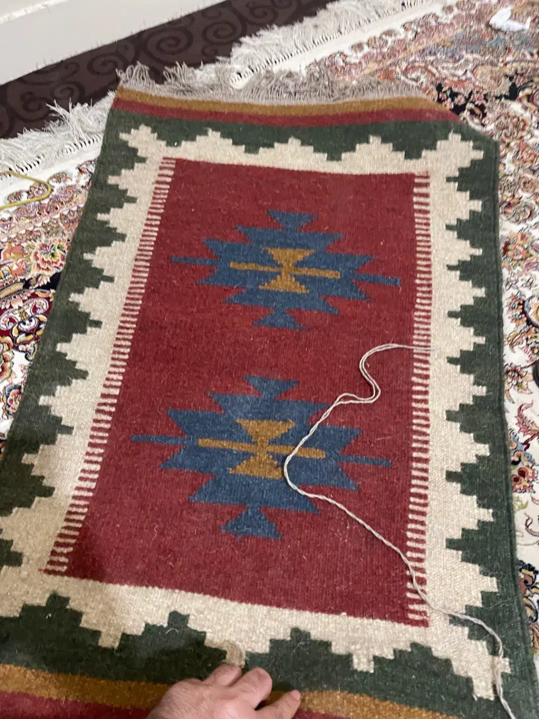 گیلیم پشم خالص دو رو|گلیم، جاجیم، گبه|اهواز, ۲۴ متری|دیوار