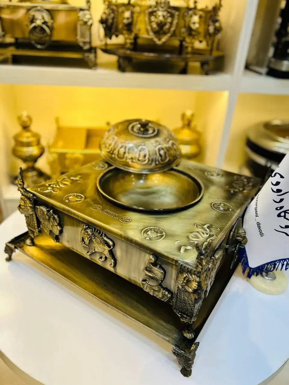 منقل زغالی طرحدار مناسب استفاده خاص و فضای دلنشین|کلکسیون اشیاء عتیقه|سراوان, |دیوار