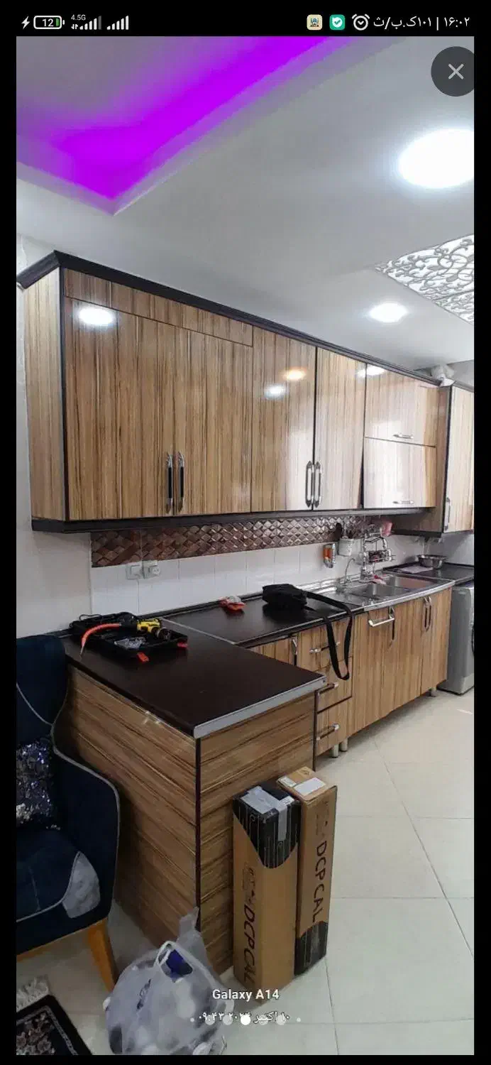 برچسب کابینت حمام سرویس سرامیک mdfکمد درب یخچال|خدمات پیشه و مهارت|شیراز, ده پیاله|دیوار