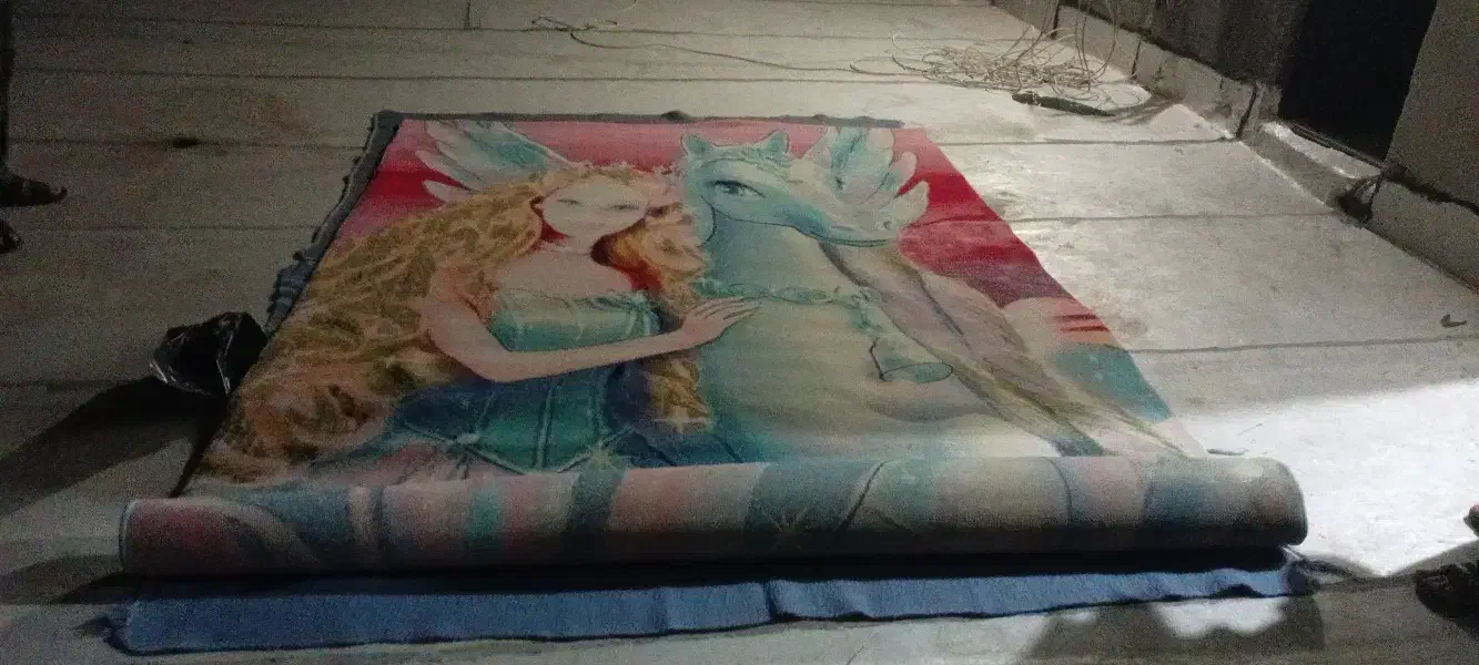 گلیم فرش طرح پرنسس|گلیم، جاجیم، گبه|اشتهارد, |دیوار