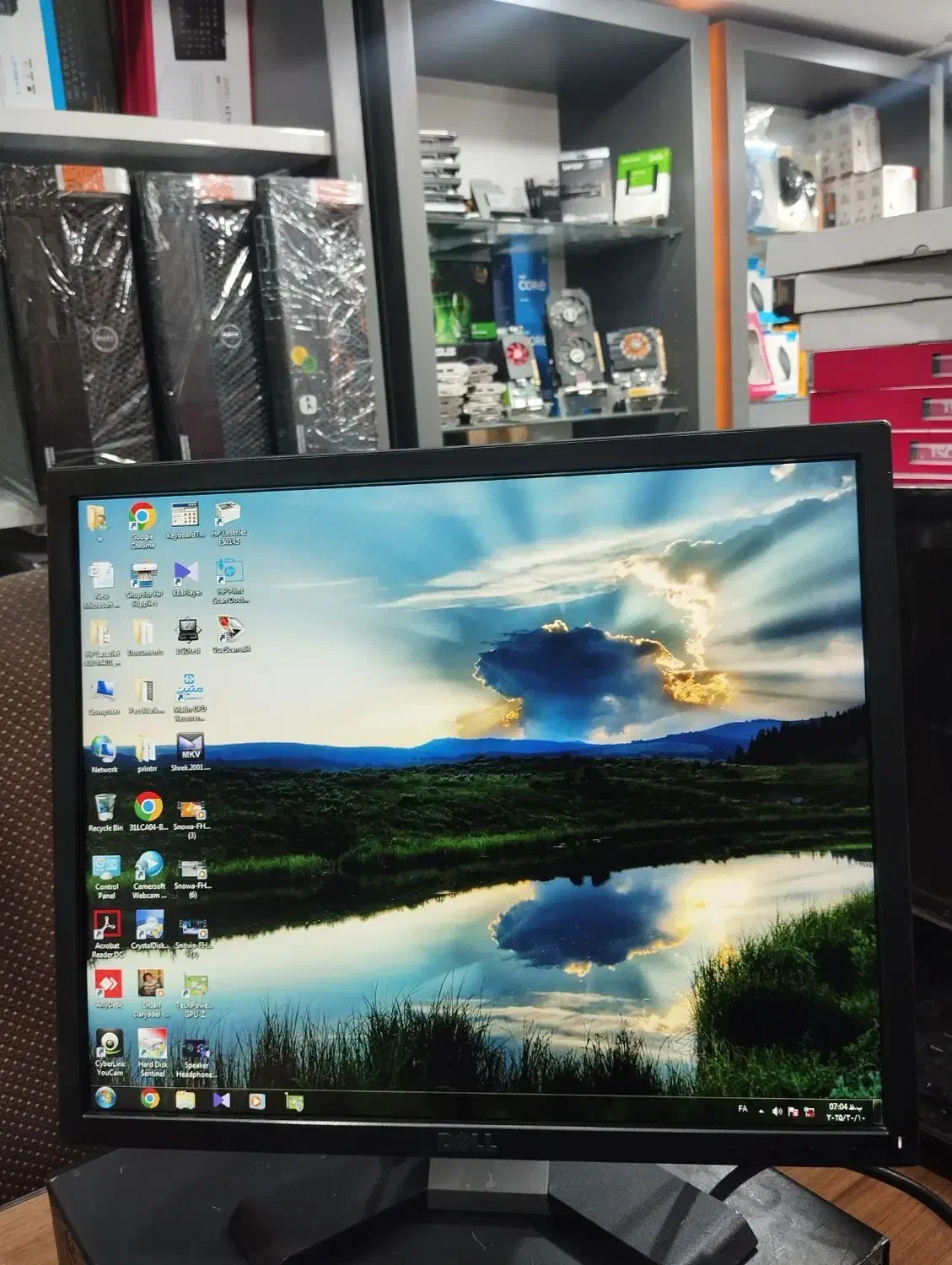 مانیتور 19 اینچ دل  IPS Dell P1917S HDMI Port|قطعات و لوازم جانبی رایانه|کرمانشاه, |دیوار