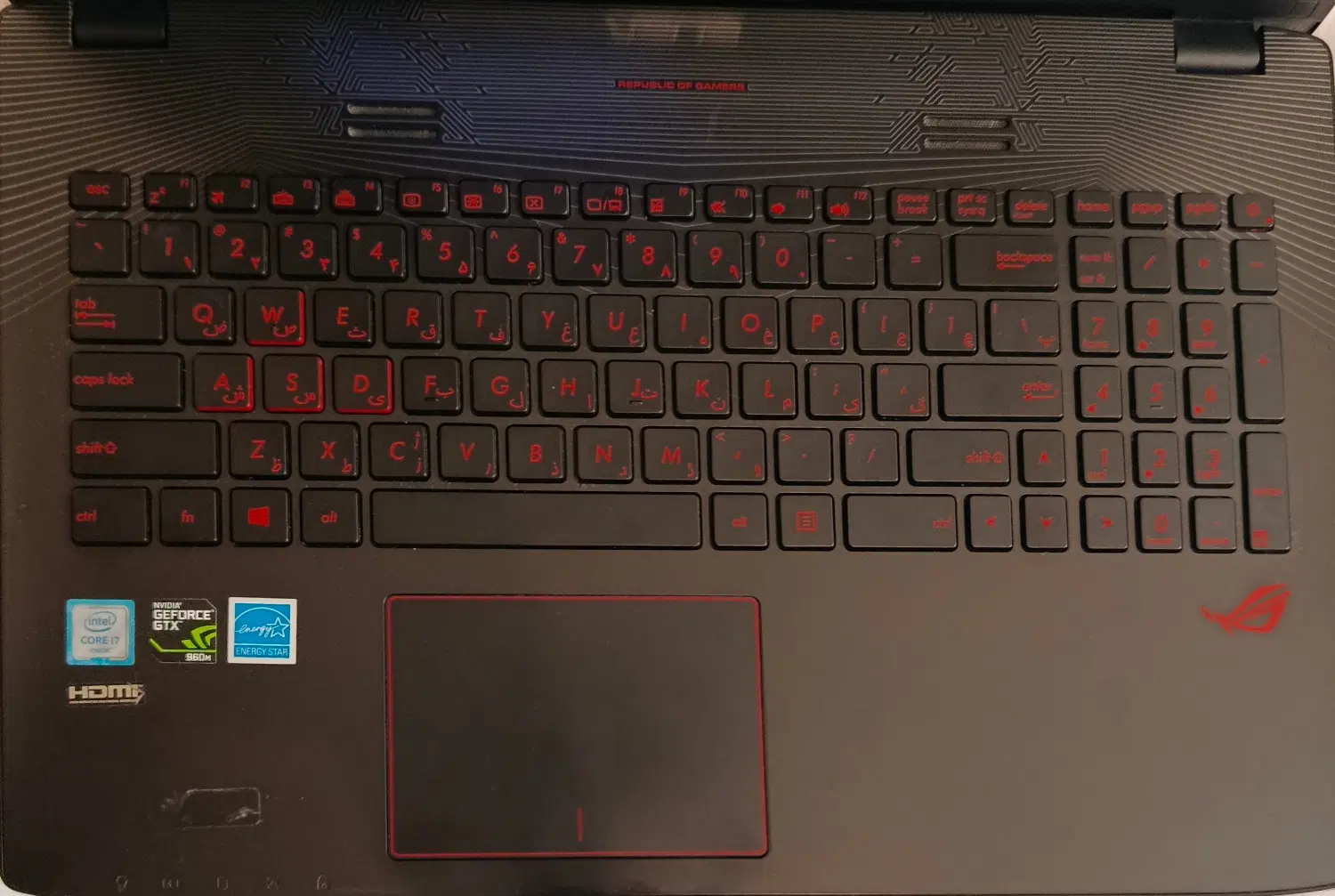 لپتاپAsus GL552VWفوق العاده سالم قیمت توافقی|رایانه همراه|تهران, آشتیانی|دیوار