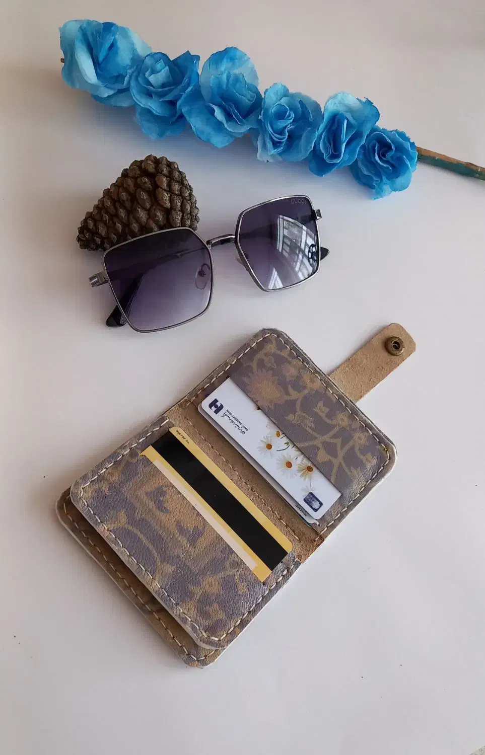 کیف کارت چرم طبیعی درجه یک با ظرفیت ۱۸تا۲۰ کارت|کیف، کفش، کمربند|ارسنجان, |دیوار