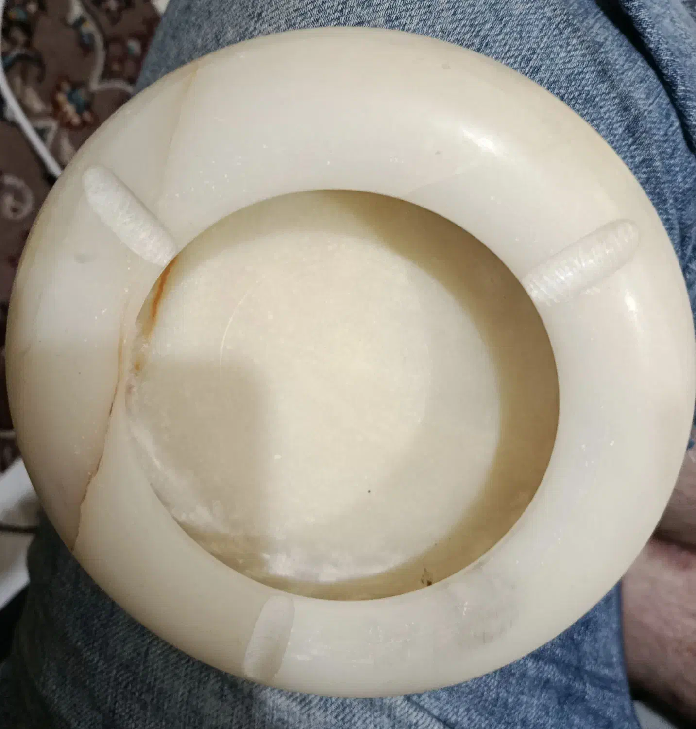 جای سیگاری سنگ خالص مرمر اصل قندون سنگی مرمر خالص|کلکسیون اشیاء عتیقه|تهران, خواجه نصیر طوسی|دیوار