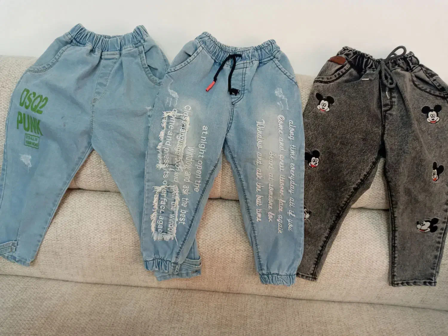 شلوارجین بچگانه|کفش و لباس بچه|رشت, پیرکلاچای|دیوار