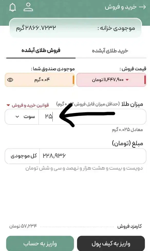 دریافت 25 سوت طلا معادل 250 هزار در ملی گلد|فعالیت داوطلبانه|گرگان, |دیوار