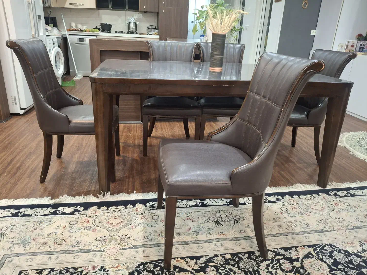 میز غذاخوری ۶نفره چوب راش|میز و صندلی غذاخوری|اهواز, کیانپارس |دیوار