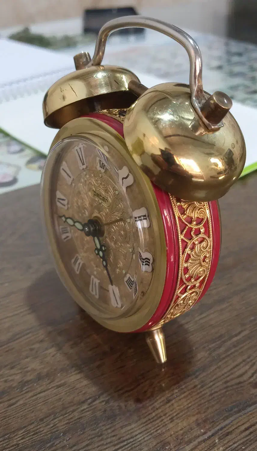 ساعت دور ملیله آلمانی،مارک پیتر،سایز کوچک|کلکسیون اشیاء عتیقه|کاشان, صنعت|دیوار