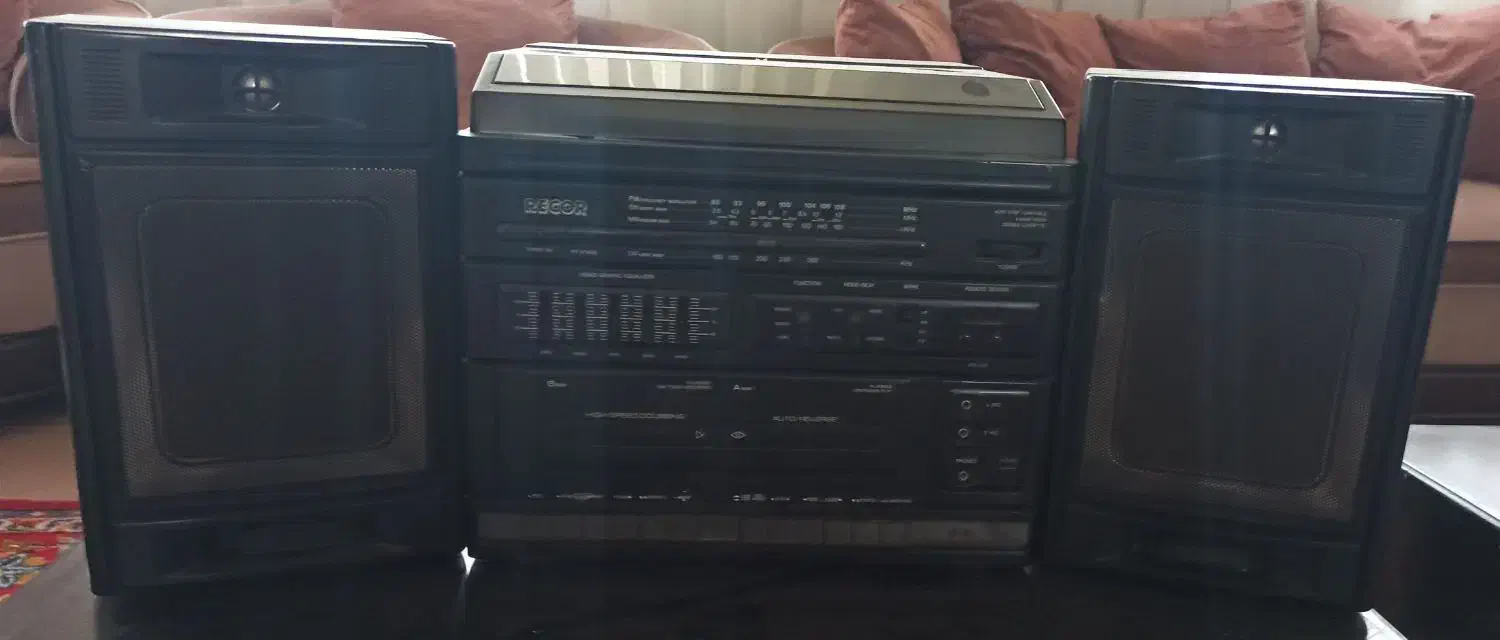 دستگاه سه کاره رادیو پخش دوکاسته وگرامافون|کلکسیون اشیاء عتیقه|اردبیل, |دیوار