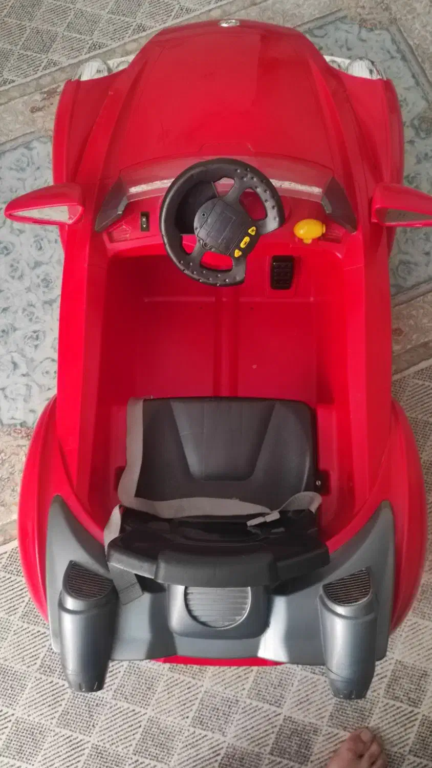 باسلام ماشین برقی سالم بدون شکستگی|اسباب‌بازی بچه|محمدیه-قزوین, |دیوار