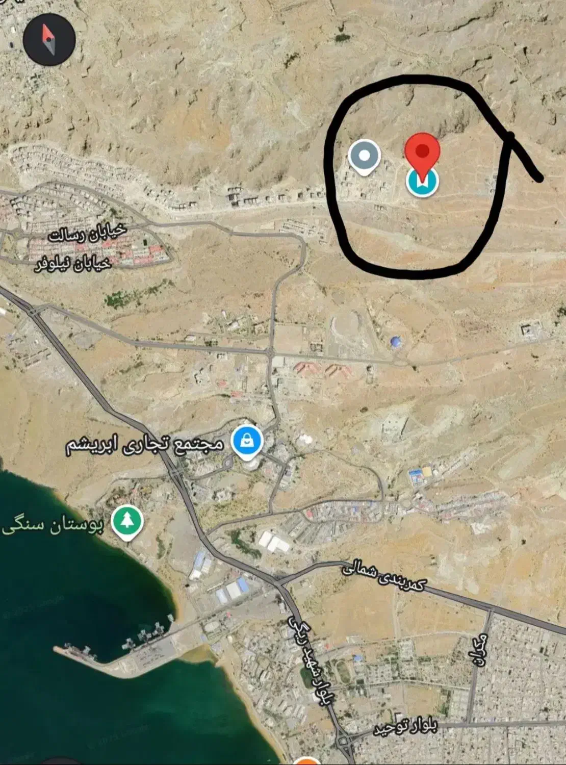 زمین منطقه آزاد شهرک یاس A2-079|فروش زمین و ملک کلنگی|چابهار, |دیوار