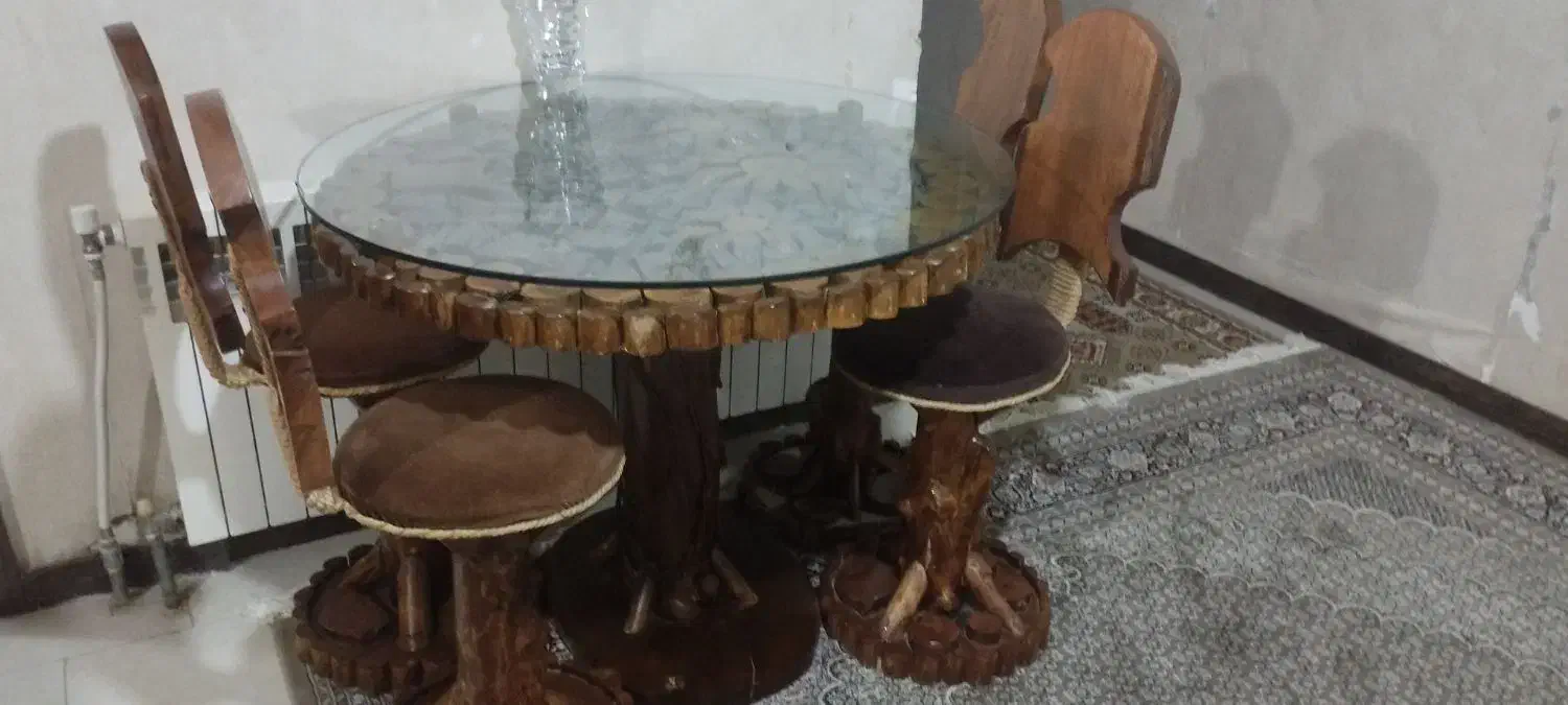 میز غذاخوری 4نفره|میز و صندلی غذاخوری|گلبهار, شهر جدید گلبهار|دیوار