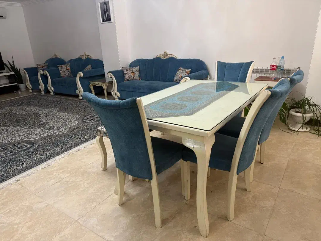 مبلمان و میز نهار خوری|مبلمان خانگی و میز عسلی|ساری, |دیوار