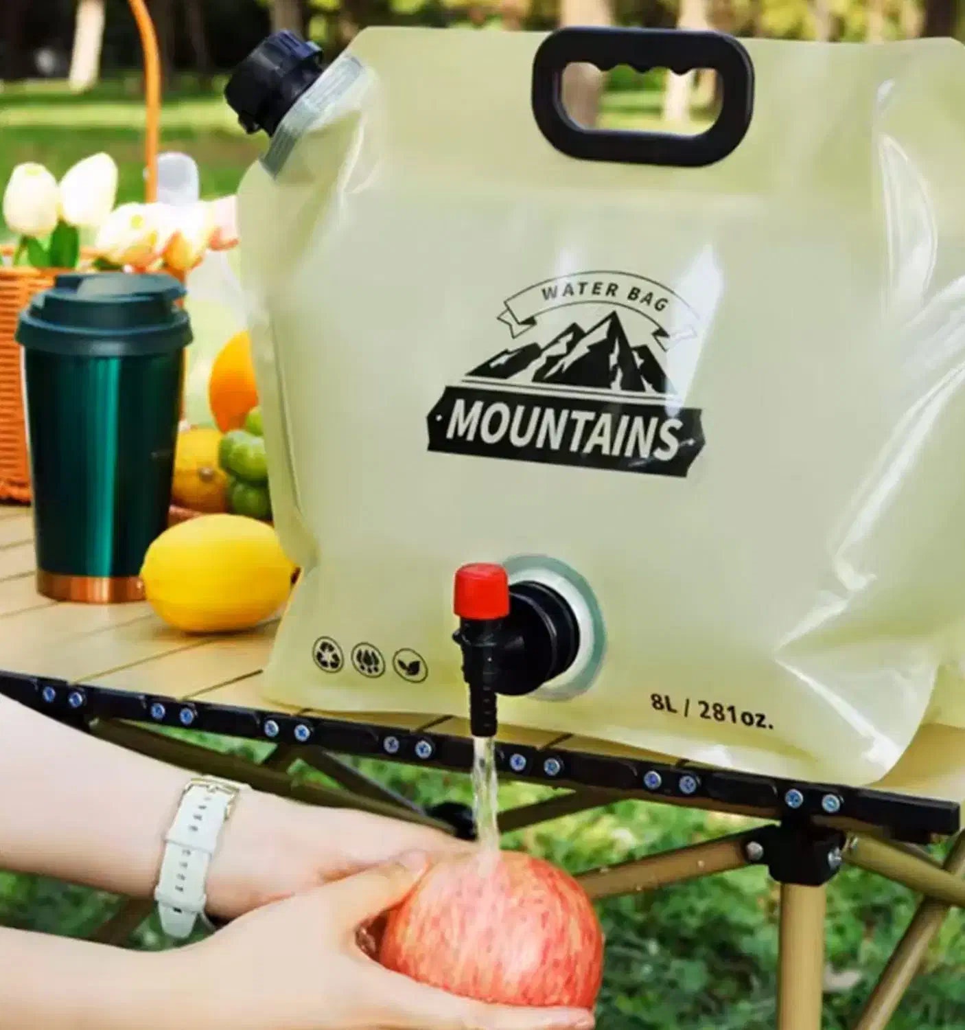 گالن آب ۸ لیتری تاشو پرداخت درب منزل|ظروف نگهدارنده، پلاستیکی، یکبارمصرف|تهران, حر|دیوار