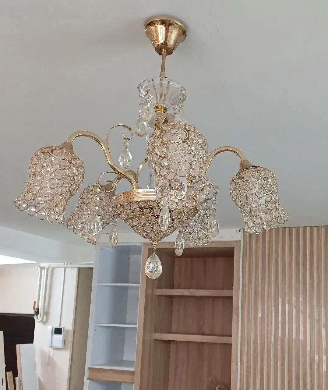 لوستر ۵ شاخه|لوستر و چراغ آویز|زنجان, |دیوار