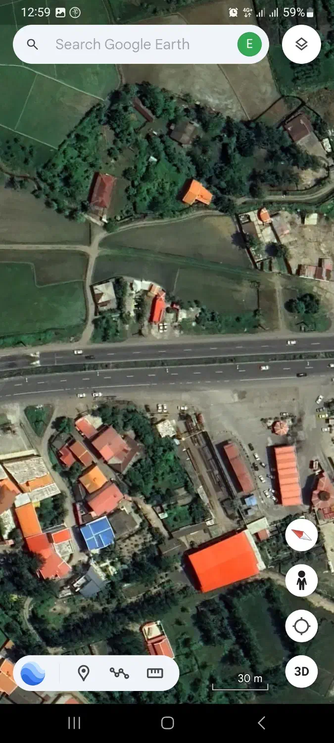 حدود ۶۵۰ متر زمین بر خیابان رشت انزلی|فروش دفتر صنعتی، کشاورزی، تجاری|خمام, |دیوار