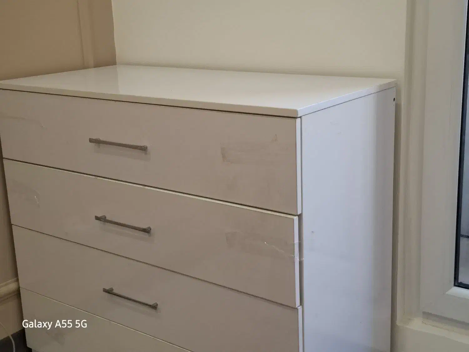 دراور 4 کشو سفید نونو|جاکفشی، کمد، دراور|اندیشه, اندیشه فاز ۱|دیوار