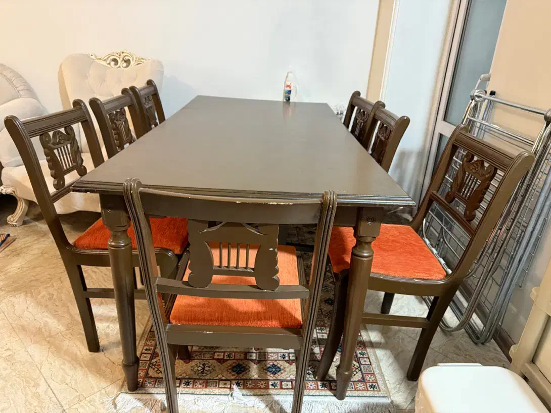 ناهار خوری ۷ نفره|میز و صندلی غذاخوری|تهران, باغ فیض|دیوار