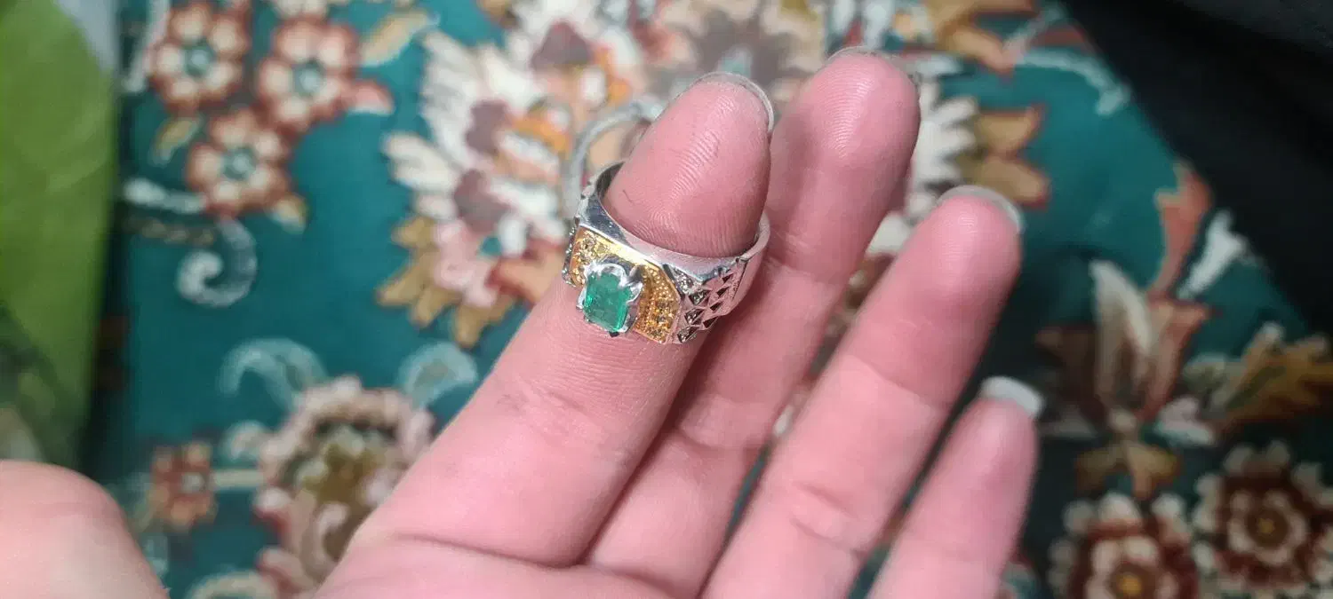 انگشتر زمرد|جواهرات|قم, شهرک فاطمیه|دیوار