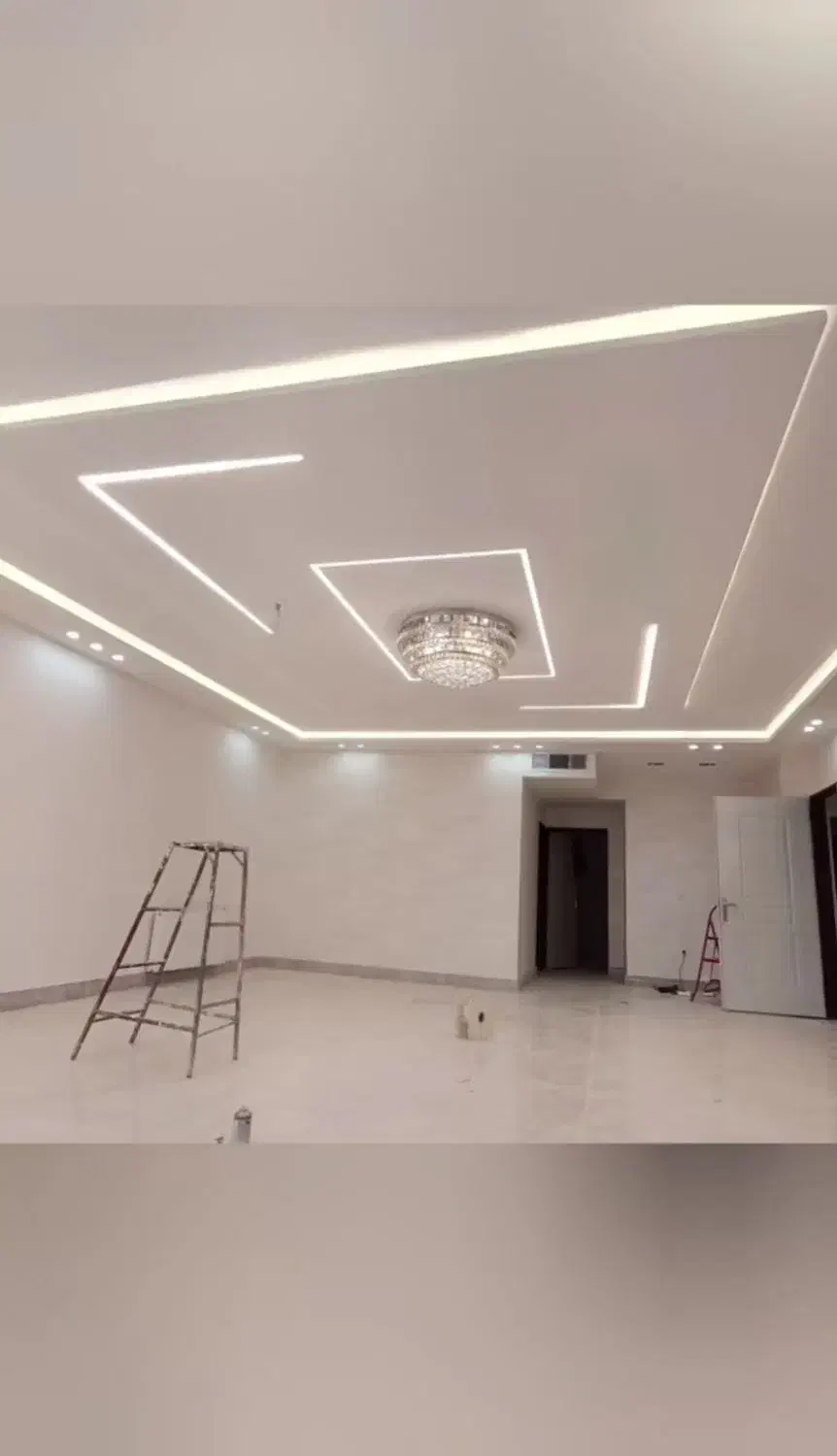 سیم کشی وسایل چراغ لاین نوری|ریسه و چراغ تزئینی|پارسآباد, |دیوار