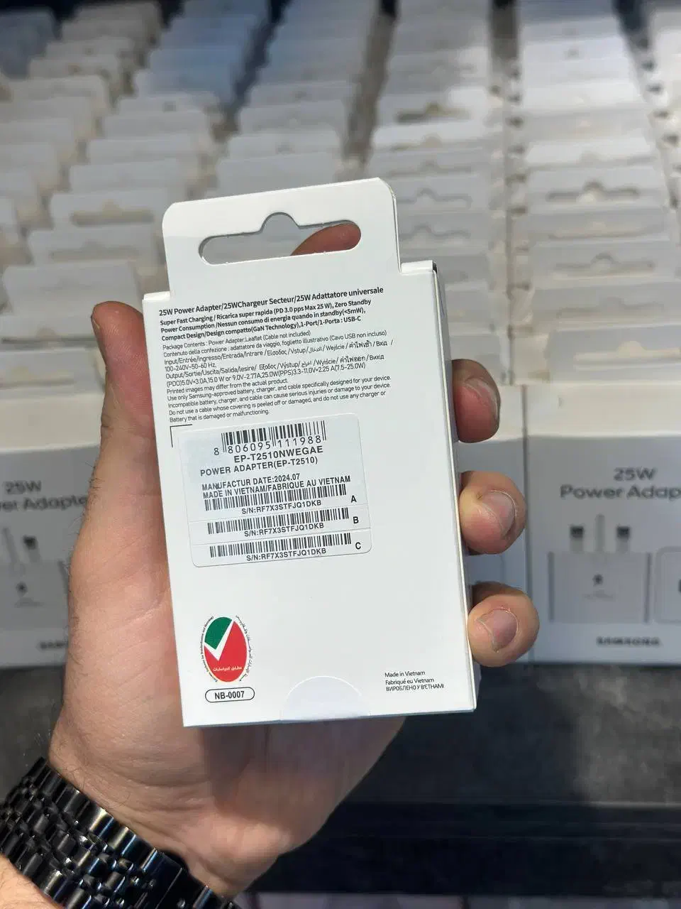 شارژر 25 وات سامسونگ اصلی سوپر فست شارژ|لوازم جانبی موبایل و تبلت|اسلامشهر, شهرک مفیدی|دیوار