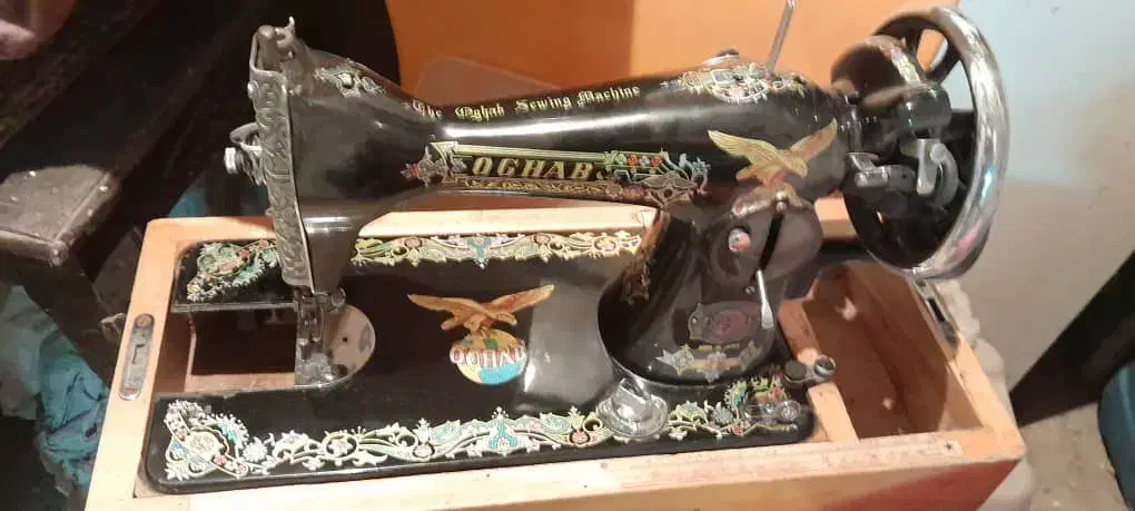 چرخ خیاطی ژاپنی عتیقه|چرخ خیاطی و ریسندگی|شاهین‌شهر, سعدی جنوبی|دیوار