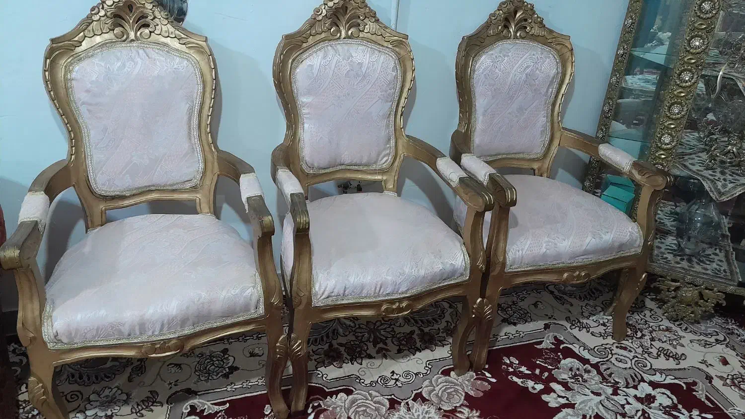 مبل سلطنتی 9 نفره|مبلمان خانگی و میز عسلی|نهاوند, |دیوار