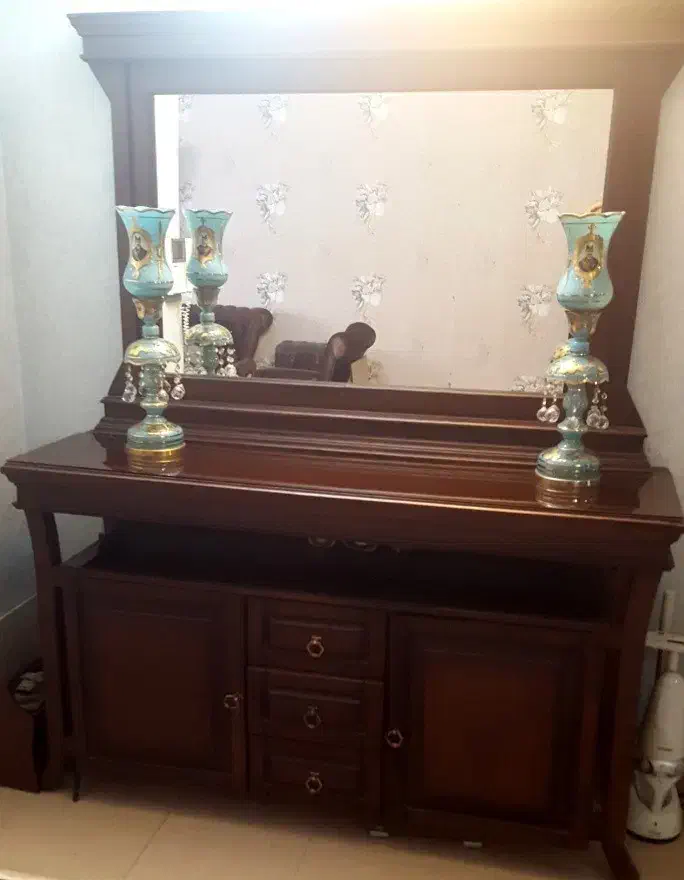 آینه و کنسول|بوفه، ویترین، کنسول|تهران, درختی|دیوار