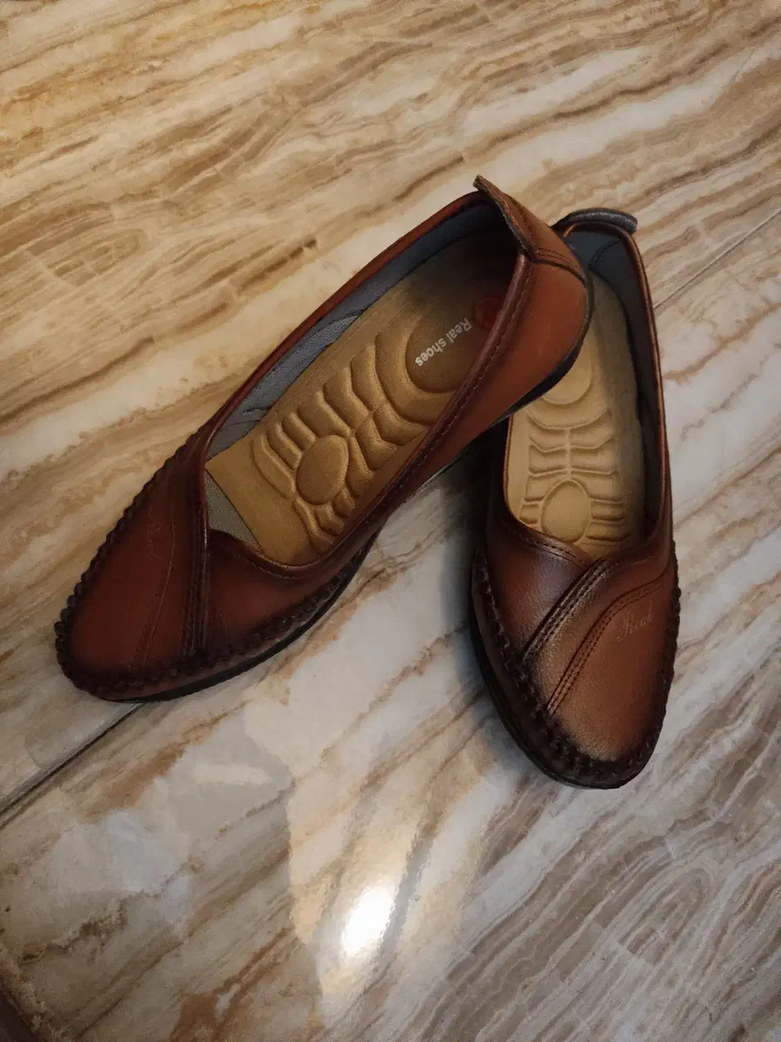 کفش چرم طبی نو سایز ۳۹|کیف، کفش، کمربند|اسلامشهر, شهرک واوان|دیوار