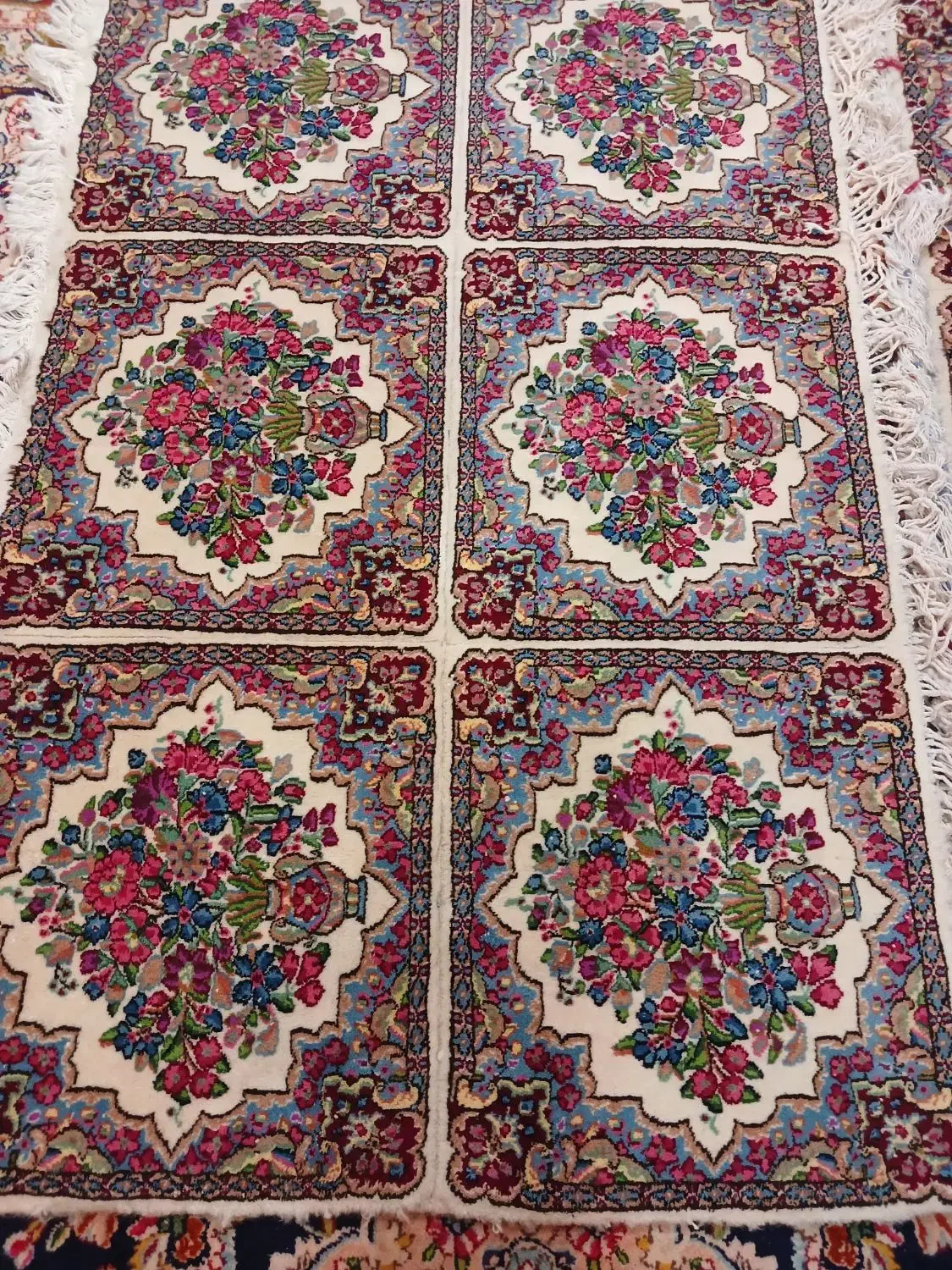 ۹عدد قالیچه دستباف نهارخوری|فرش|کرمان, |دیوار