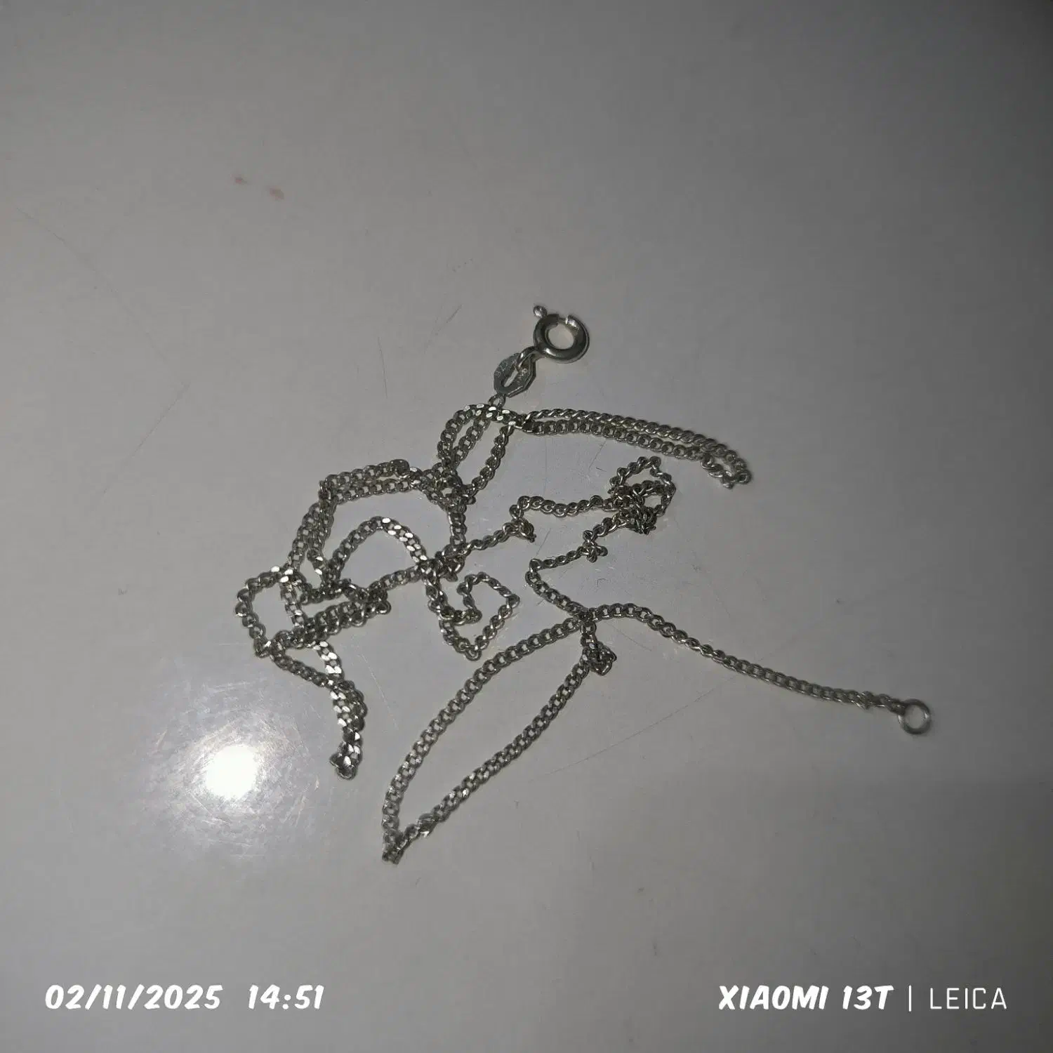 زنجیر نقره|جواهرات|خرم‌آباد, |دیوار