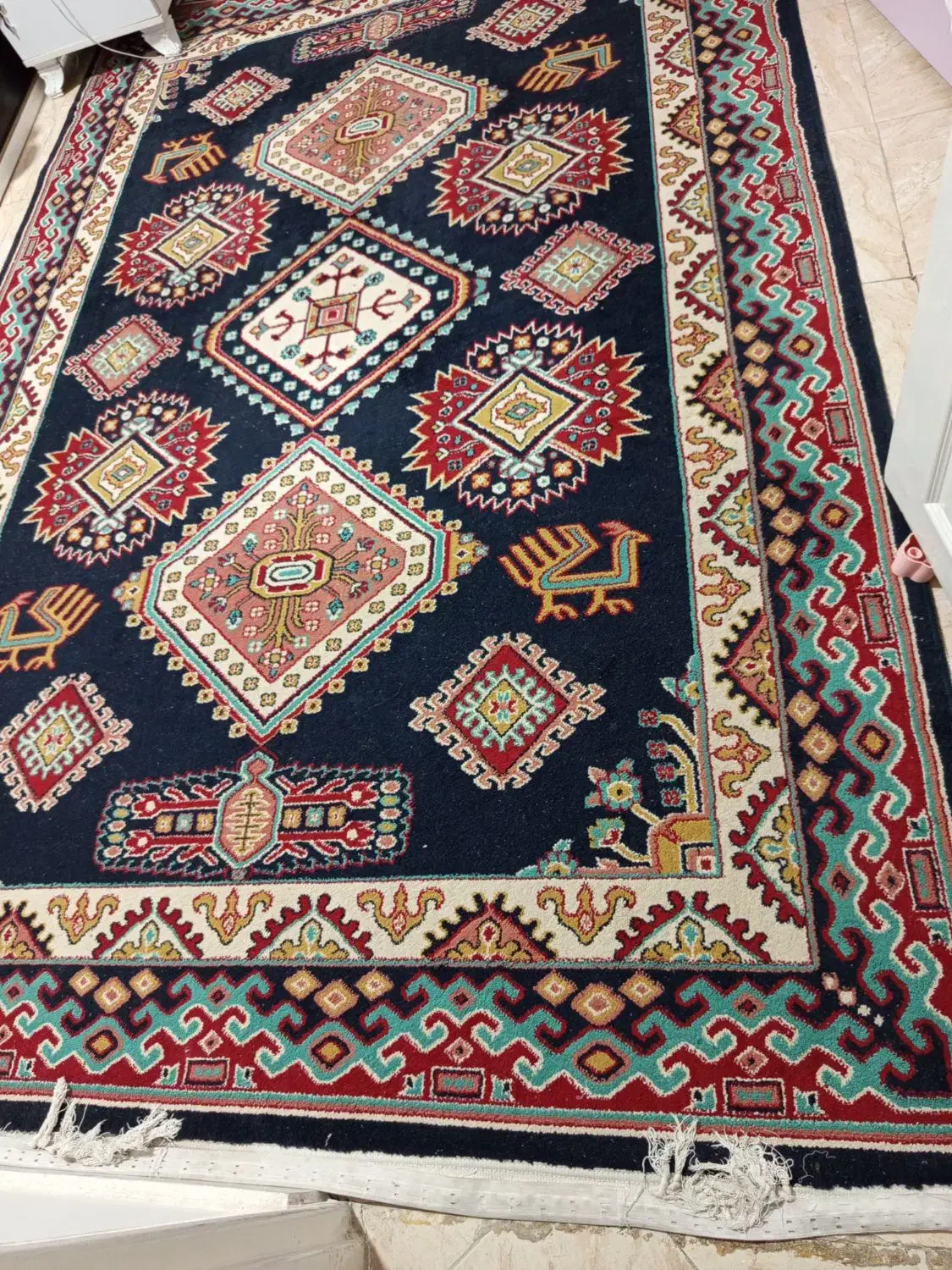 گلیم فرش ۶متری|گلیم، جاجیم، گبه|سنندج, |دیوار