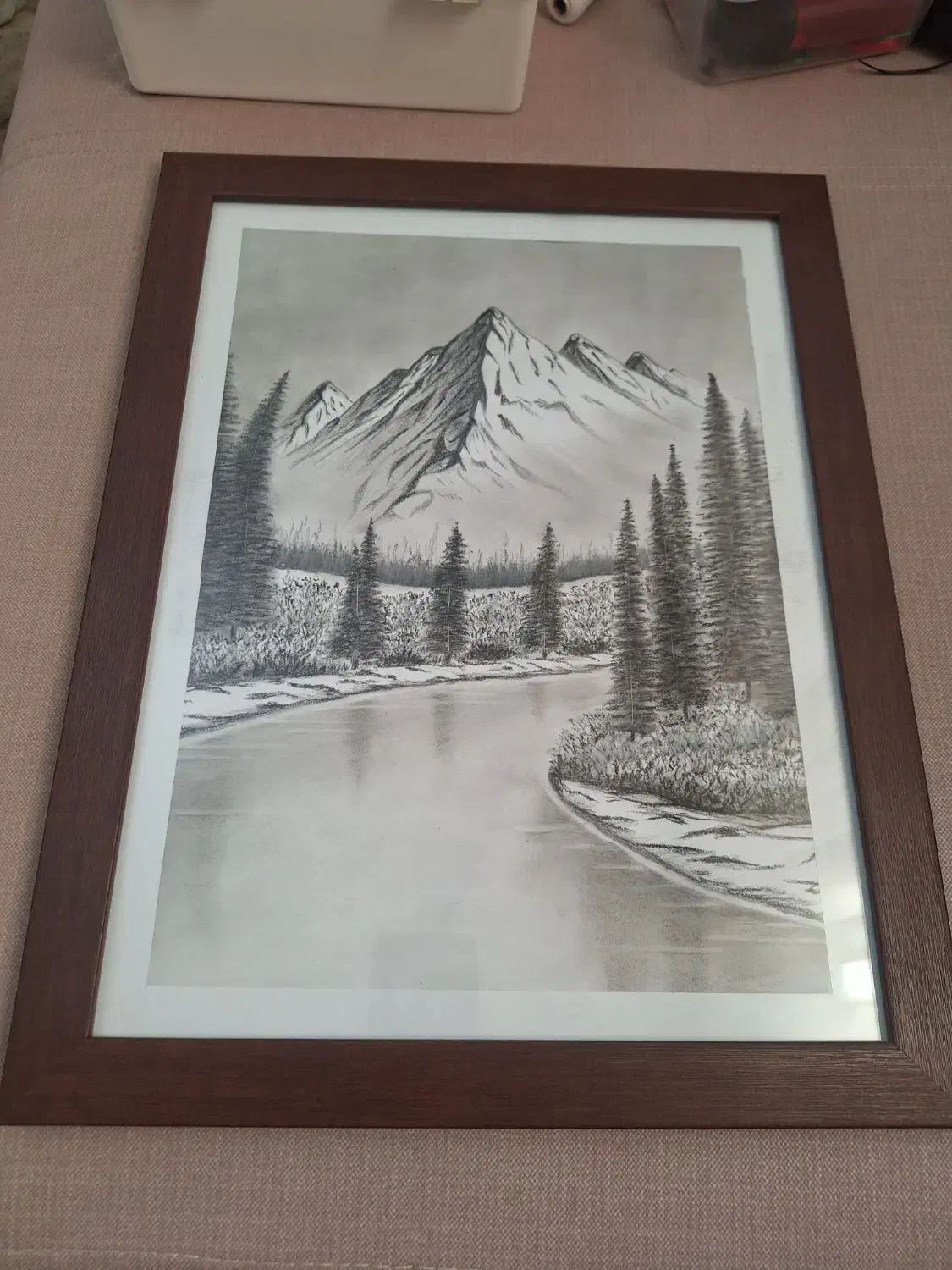 نقاشی سیاه قلم|تابلو، نقاشی، عکس|تهران, زرکش|دیوار