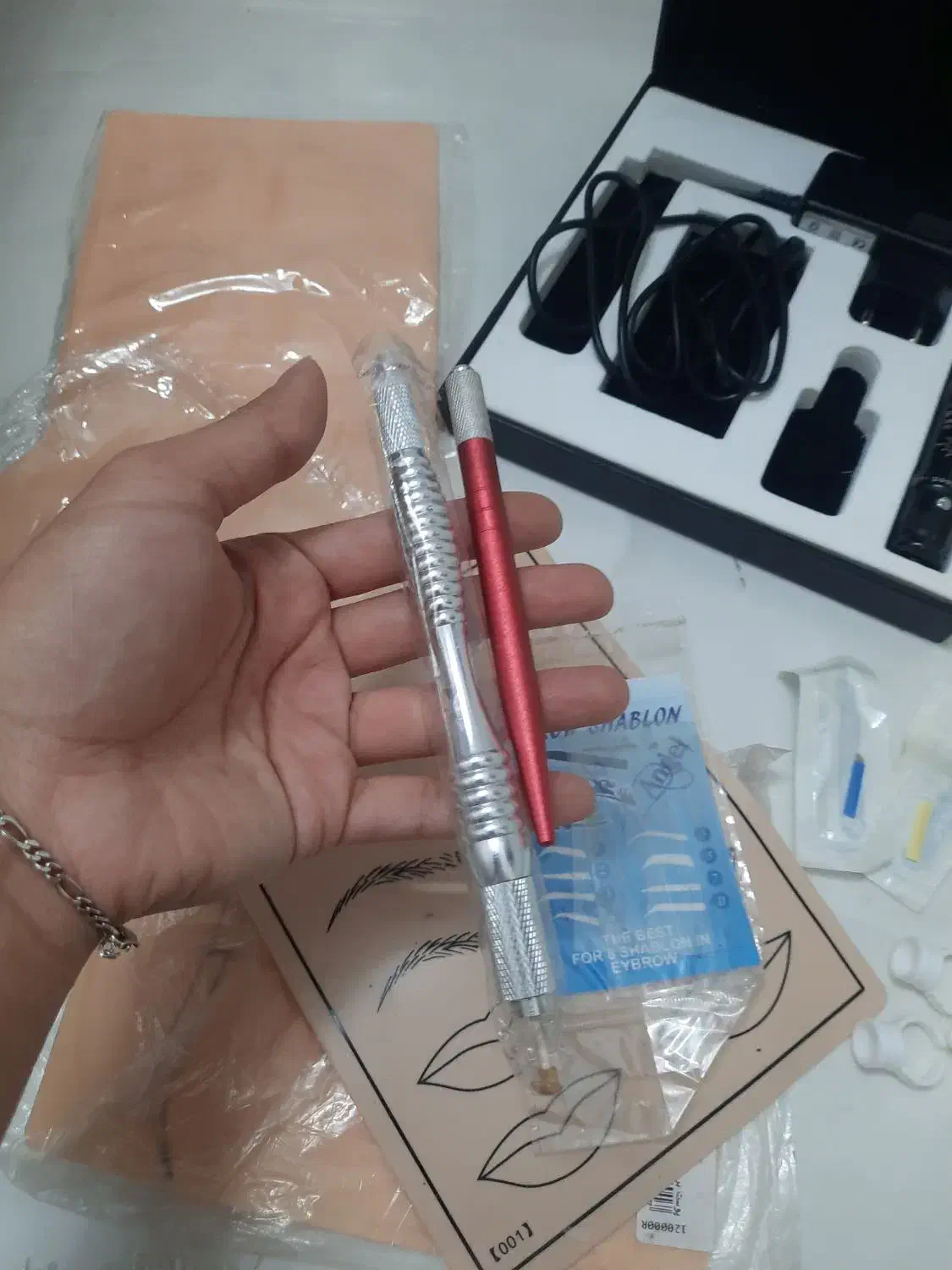 لوازم تاتو دستگاه تاتو قلم پوست مصنوعی|آرایشی، بهداشتی، درمانی|تهران, ارجمندی راد|دیوار