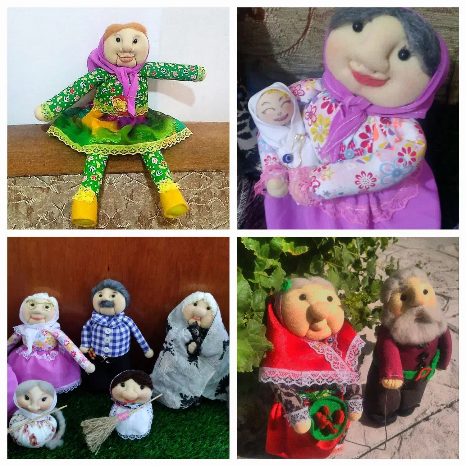 عروسک‌های دست‌ساز مناسبتی|صنایع دستی و سایر لوازم تزئینی|جهرم, |دیوار