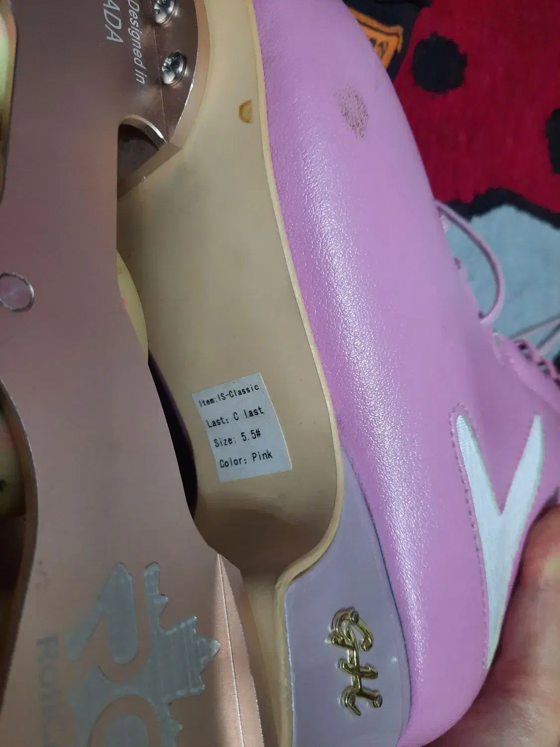 اسکیت حرفه ای دخترانه سایز ۵/۵|دوچرخه، اسکیت، اسکوتر|کرمانشاه, |دیوار