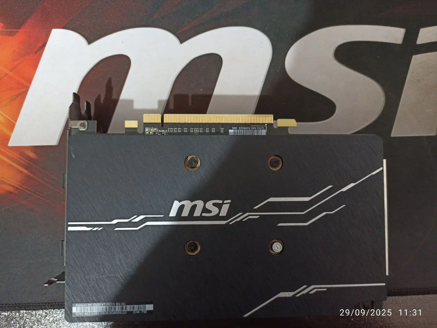 Msi Rx5500xt 8g|قطعات و لوازم جانبی رایانه|یاسوج, |دیوار