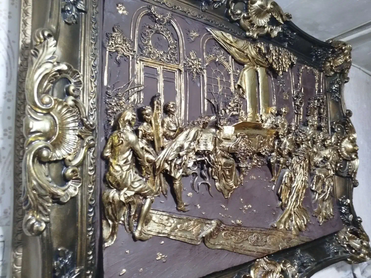 تابلو ورق طلا|تابلو، نقاشی، عکس|مشهد, تلگرد|دیوار