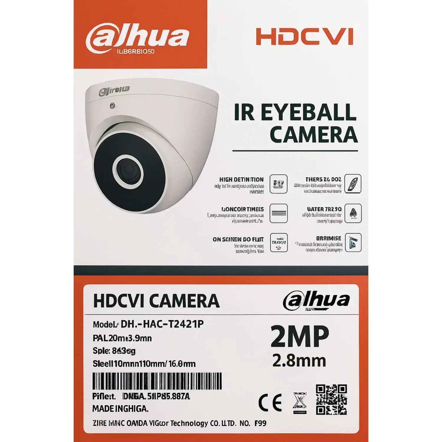 پک کامل دوربین مداربسته داهوا+DVR حرفهای|دوربین مداربسته|فلاورجان, |دیوار