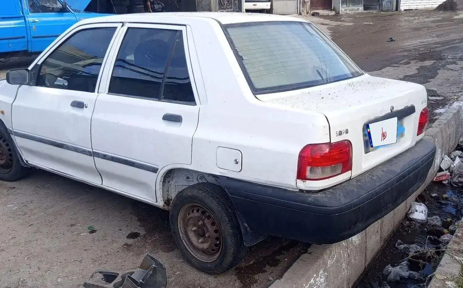 پراید تصادفی تخفیف خورد|خودرو سواری و وانت|مشگین شهر, |دیوار