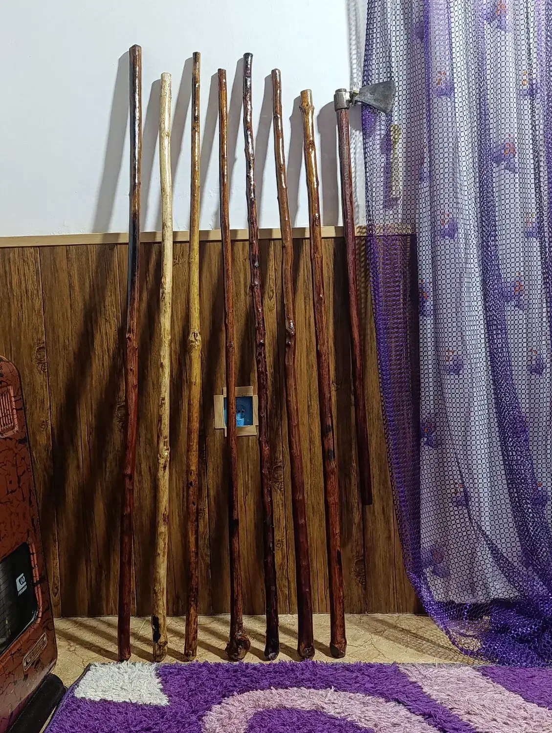 چوب دستی یا کنس چو|صنایع دستی و سایر لوازم تزئینی|چمستان, |دیوار