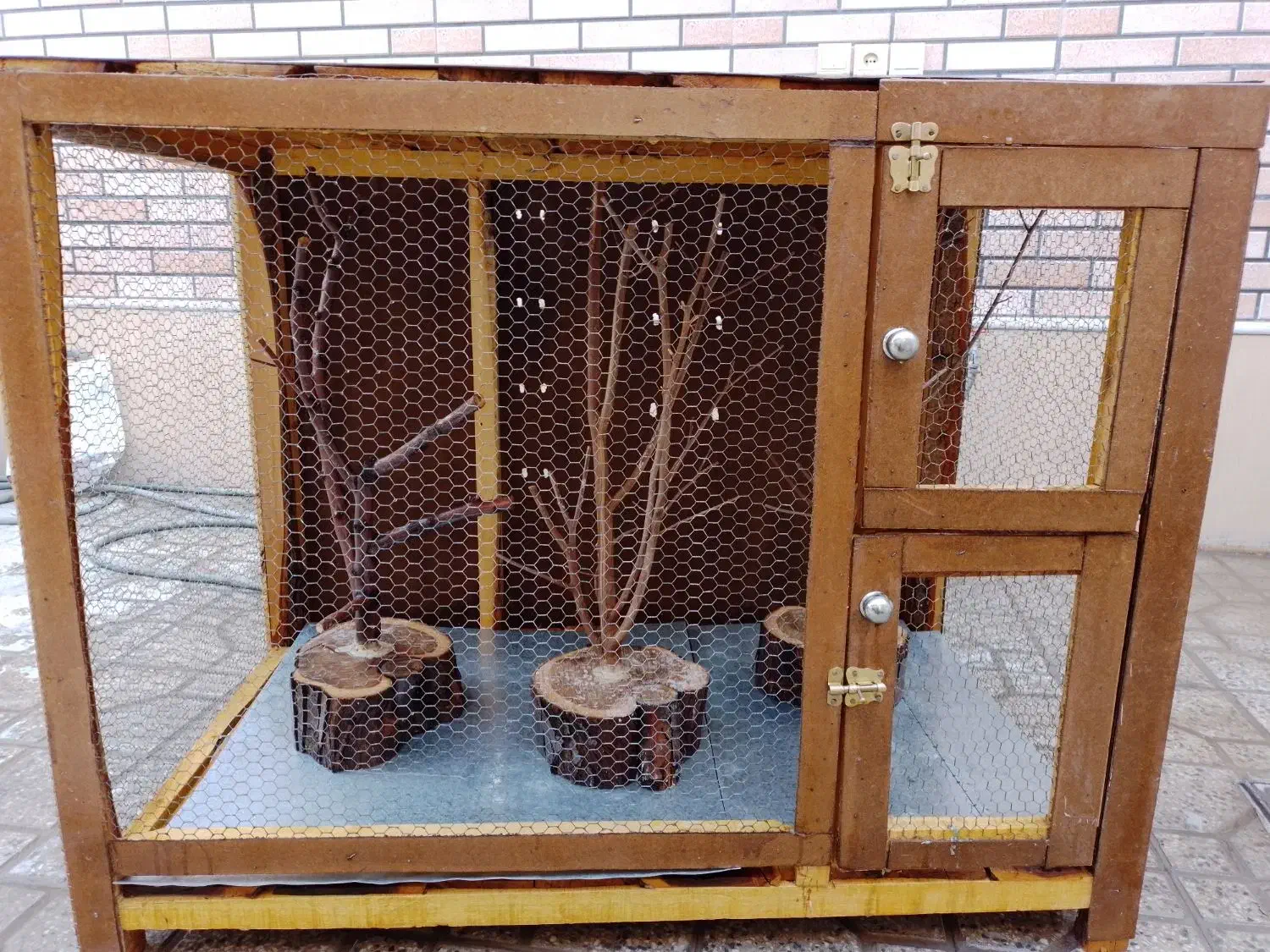 قفس چوبی زیبا|لوازم جانبی حیوانات|شهرضا, |دیوار