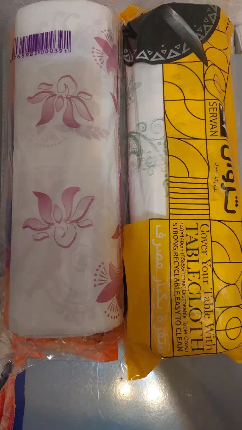 طاقه سفره و سفره یکبار مصرف عمده|سفره، حوله، دستمال آشپزخانه|باقرشهر, |دیوار