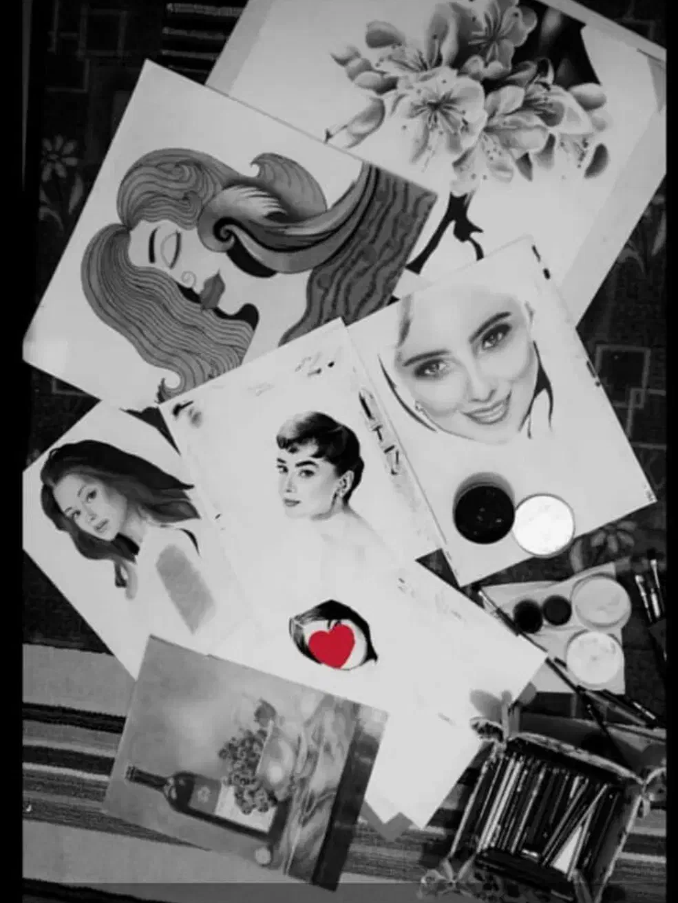 سفارش نقاشی چهره|تابلو، نقاشی، عکس|دیلم, |دیوار