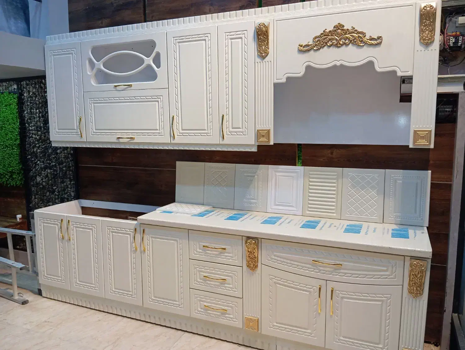 کابینت پیش ساخته نئوکلاسیک/ ممبران/ هایگلاس|مصالح و تجهیزات ساختمان|دزفول, |دیوار