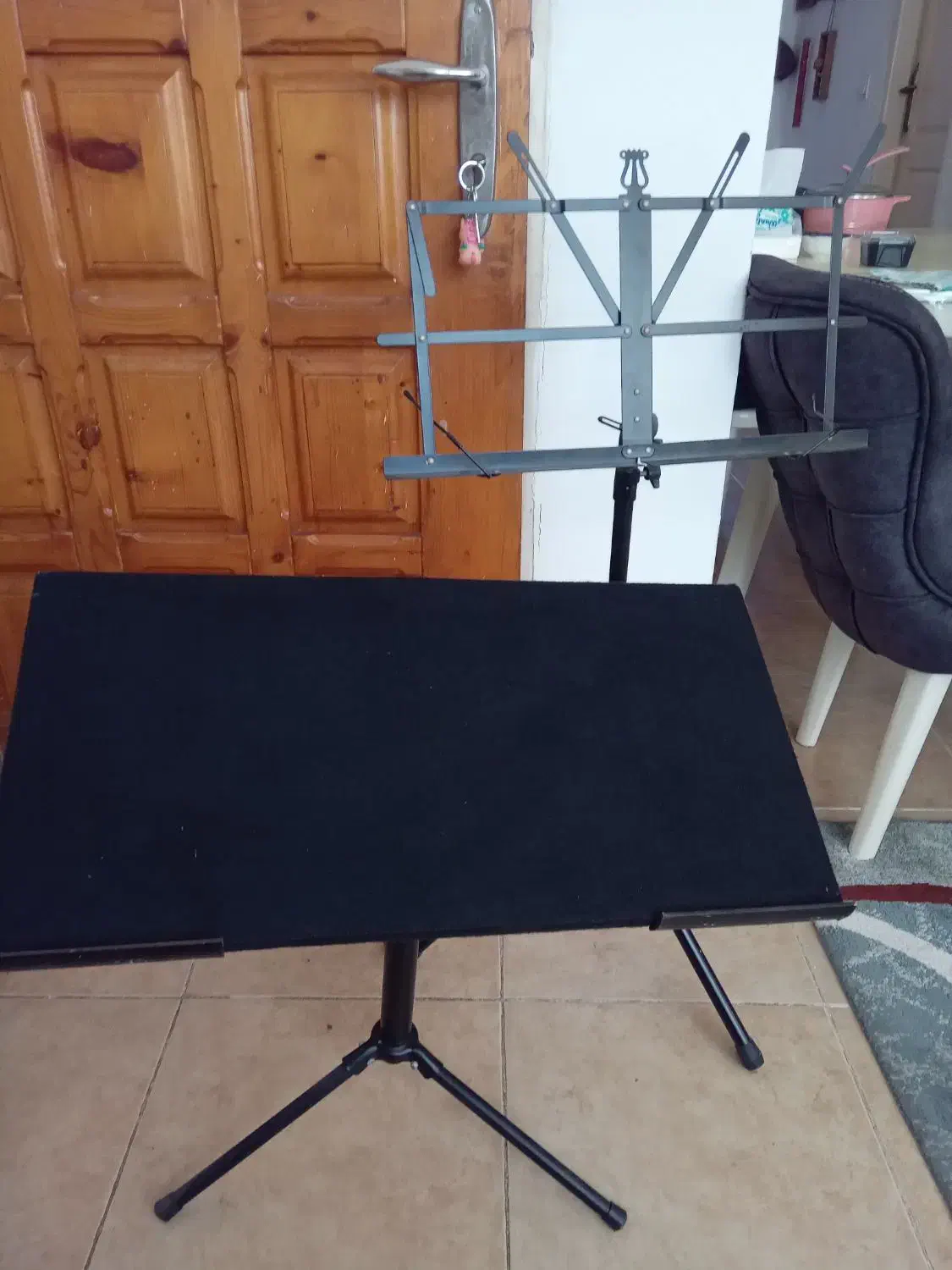 میز سنتور و پایه نت|سازهای سنتی|کیش, |دیوار