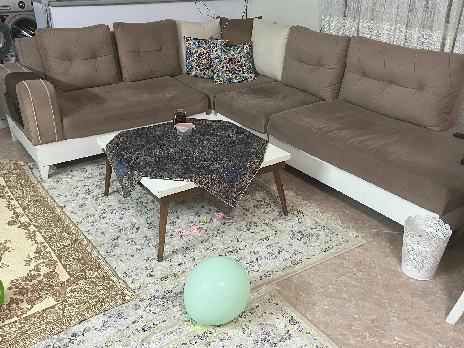 مبل ال ۷ نفره|مبلمان خانگی و میز عسلی|تهران, منیریه|دیوار